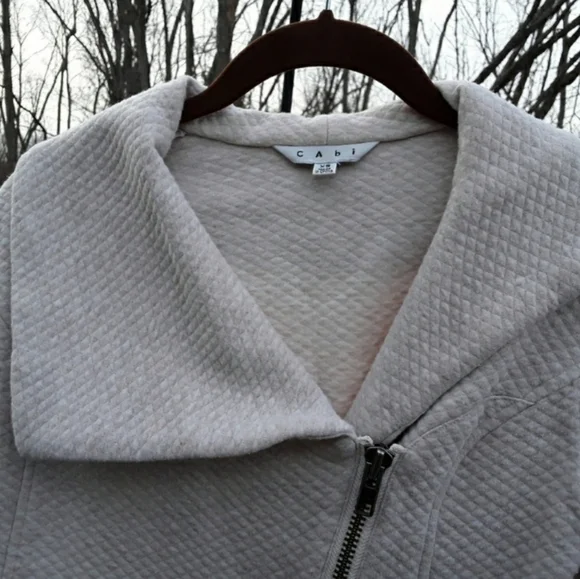 Cabi Ryder Asymmetrical Zip Quilted Moto Jacket - Picture 10 of 13